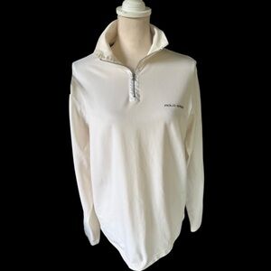 Polo sport vintage, Ralph Lauren pullover jacket size medium nylon Lycra  blend